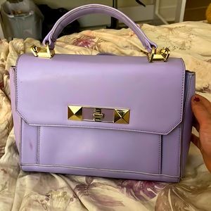 Charles & Keith Lilac Crossbody Bag